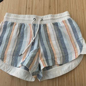 Striped Athleta linen shorts Size 4